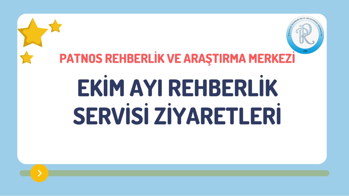 EKİM AYI REHBERLİK SERVİSİ ZİYARETLERİMİZ
